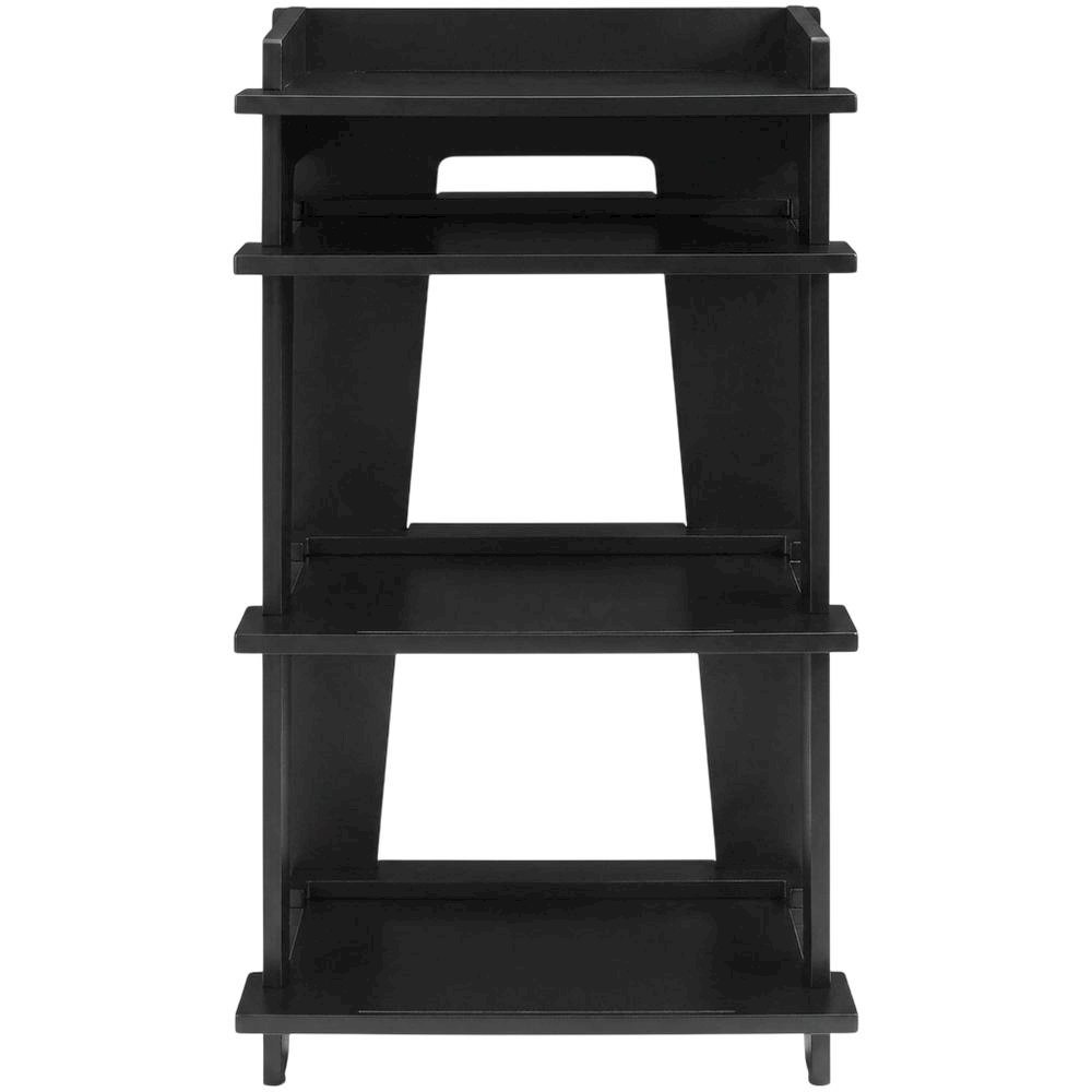 Black Turntable Stand with Anti-Tip Hardware and ISTA Certification. Picture 4