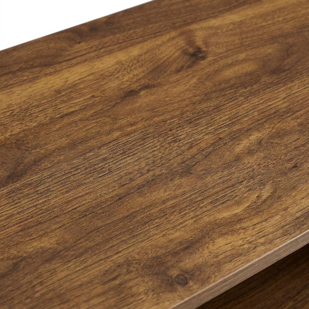 Wooden record player stand with vinyl storage, compact design for living rooms. Picture 7