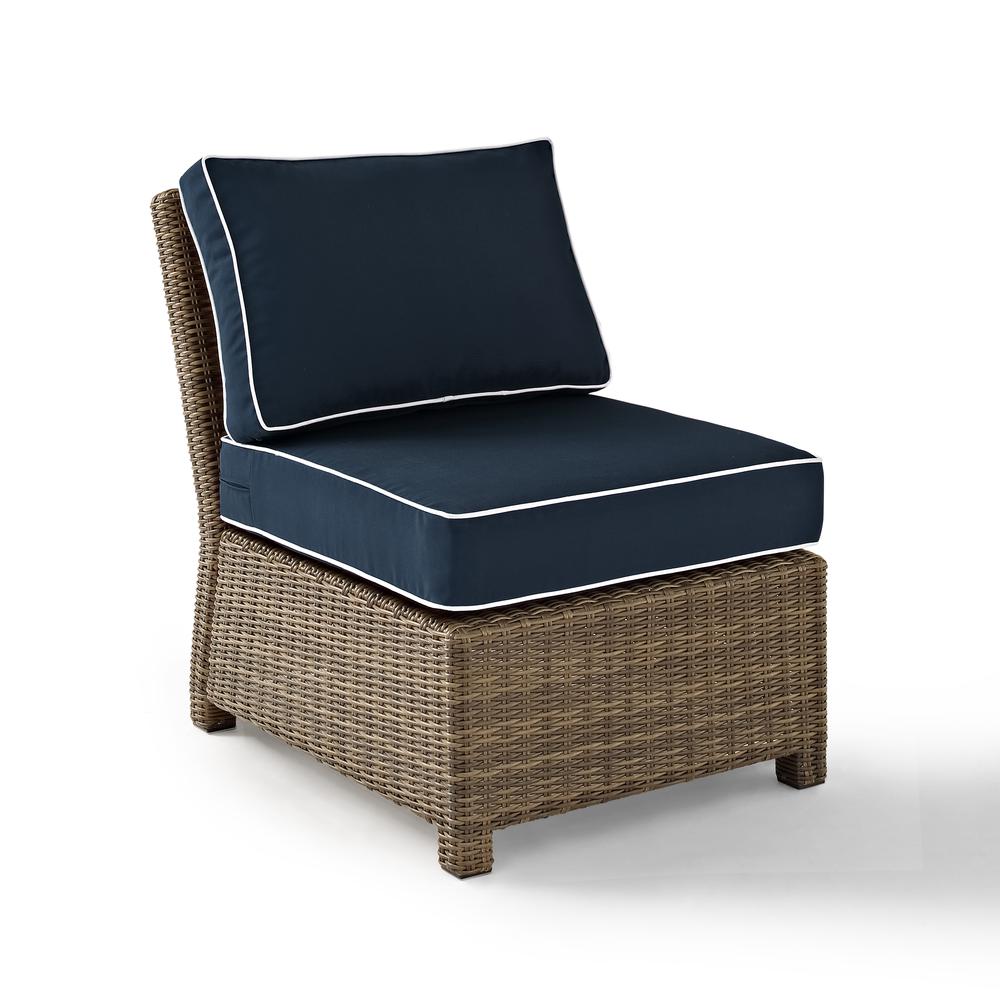 Bradenton 5Pc Wicker Outdoor Sectional Patio Furniture Set. Picture 5