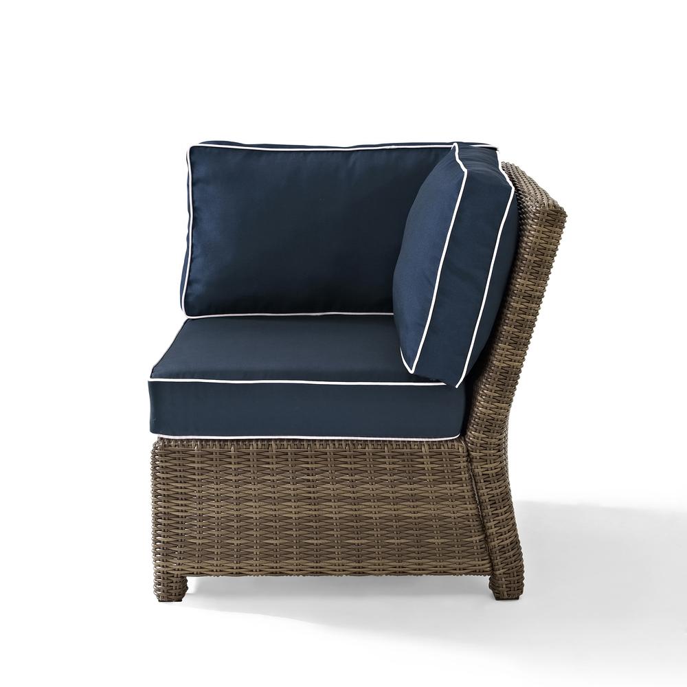Bradenton Wicker Corner Outdoor Sectional Chair. Picture 9