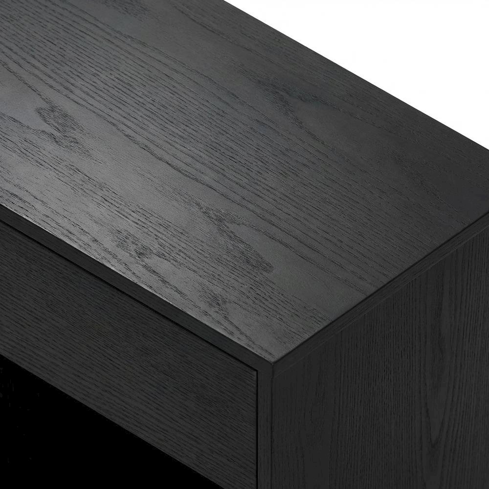 Vinyl Record Storage Stand in Neutral Finish with Sturdy Construction, Compact. Picture 5