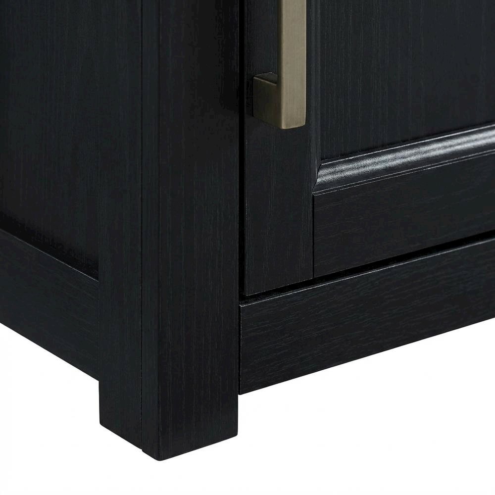 Corner TV stand for 50+ inch TVs with sturdy construction and sleek design. Picture 6
