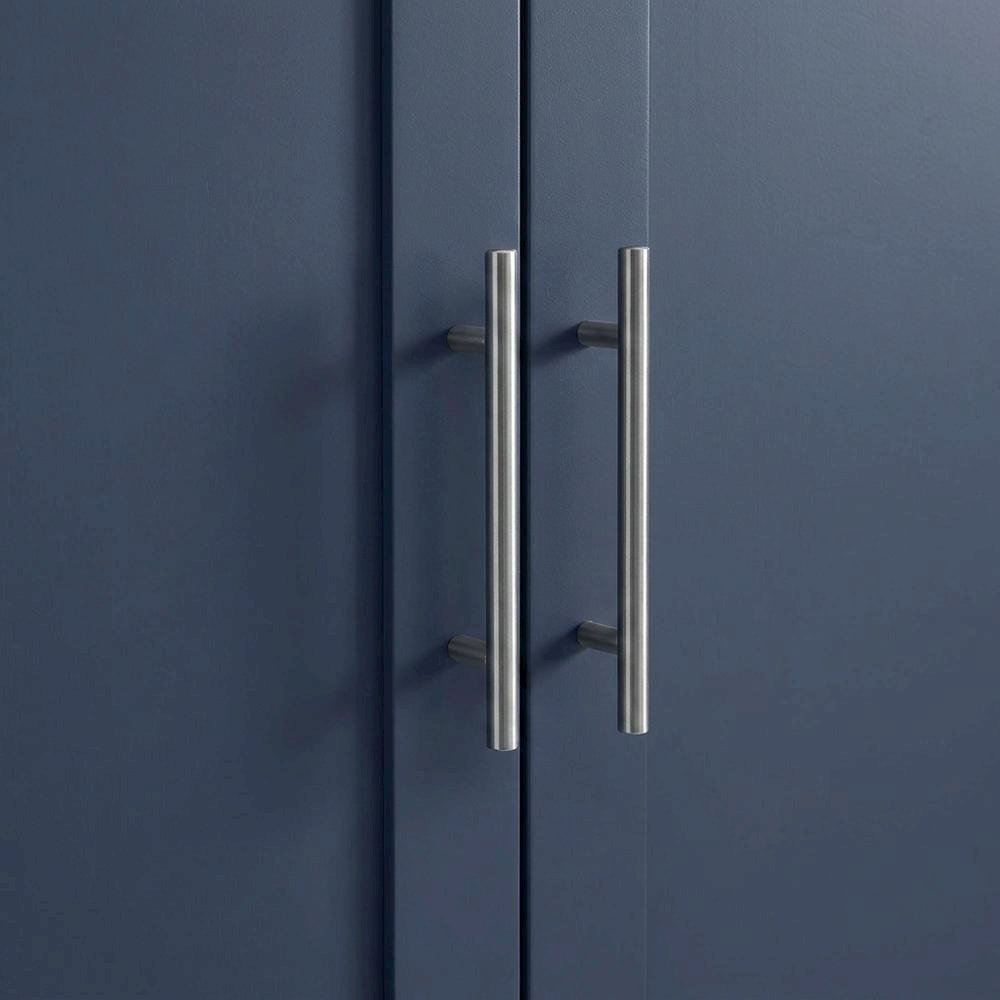 Two-Piece Kitchen Pantry Storage Set with Anti-Tip Mechanism and Floor Clearance. Picture 5