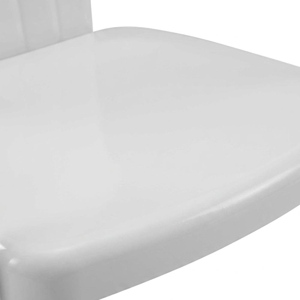 White Tulip 2-Piece Outdoor Chair Set with Modern Design. Picture 7