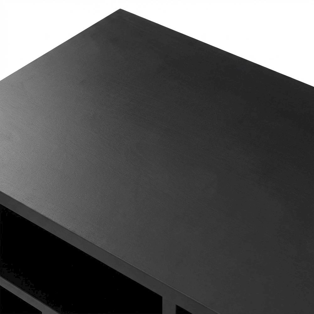 Wooden record player stand with vinyl storage and sleek design. Picture 5