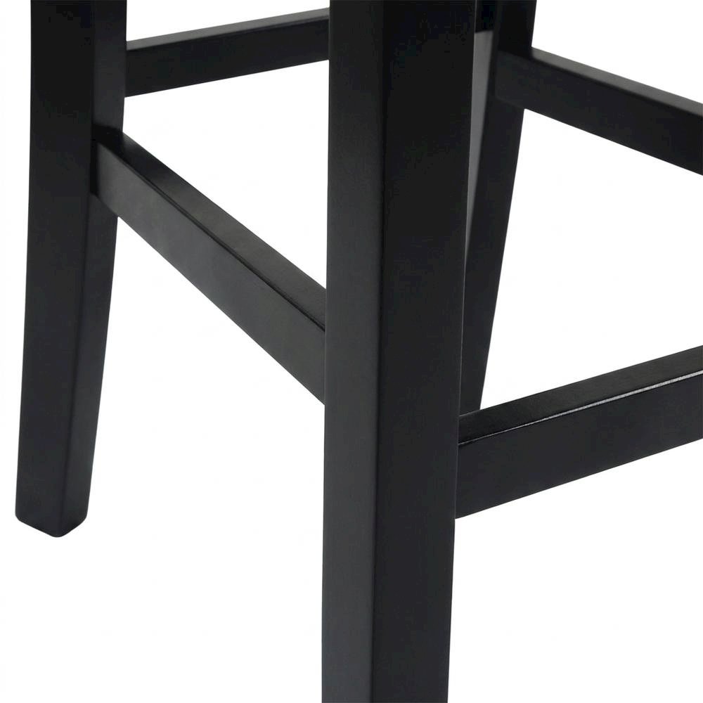 Modern X-Back Counter Height Bar Stool Set, Comfortable & Durable (2 Pack). Picture 7