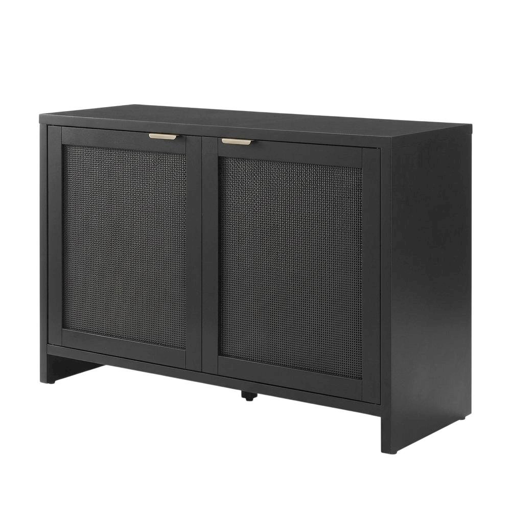 Vintage Style Record Player Cabinet with Vinyl Storage for Entertainment Centers. Picture 1