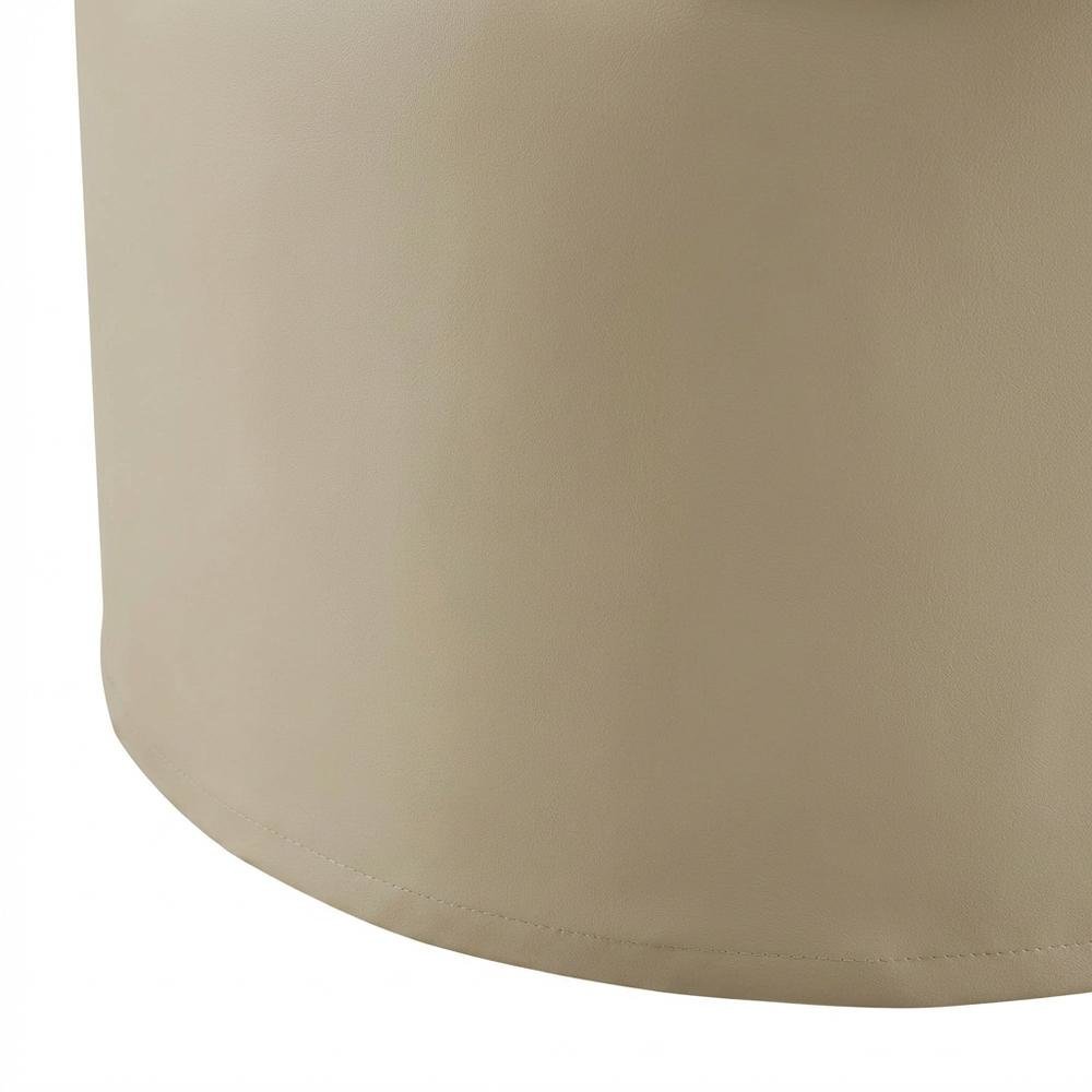 Round outdoor coffee table furniture cover for weatherproof protection. Picture 5
