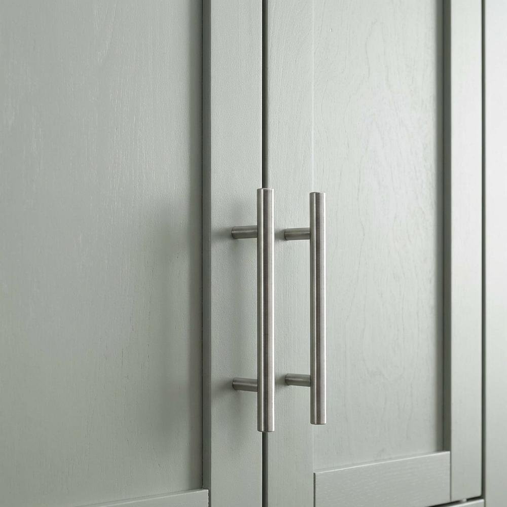 Gray Wall-Mount Storage Cabinet, MDF Birch Veneer, 22 Inch Wide. Picture 6