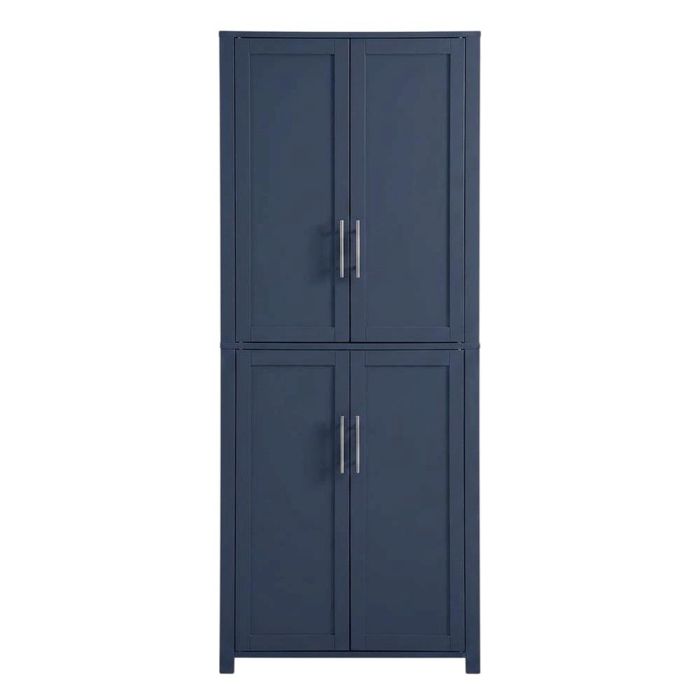 Tall Kitchen Storage Pantry with Anti-Tip Mechanism and Floor Clearance. Picture 1