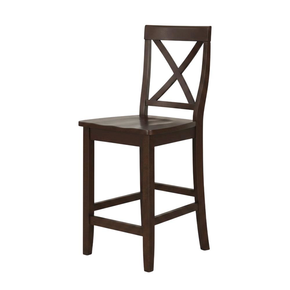 Counter Height Bar Stool Set in Sleek Design with Comfort Features. Picture 4