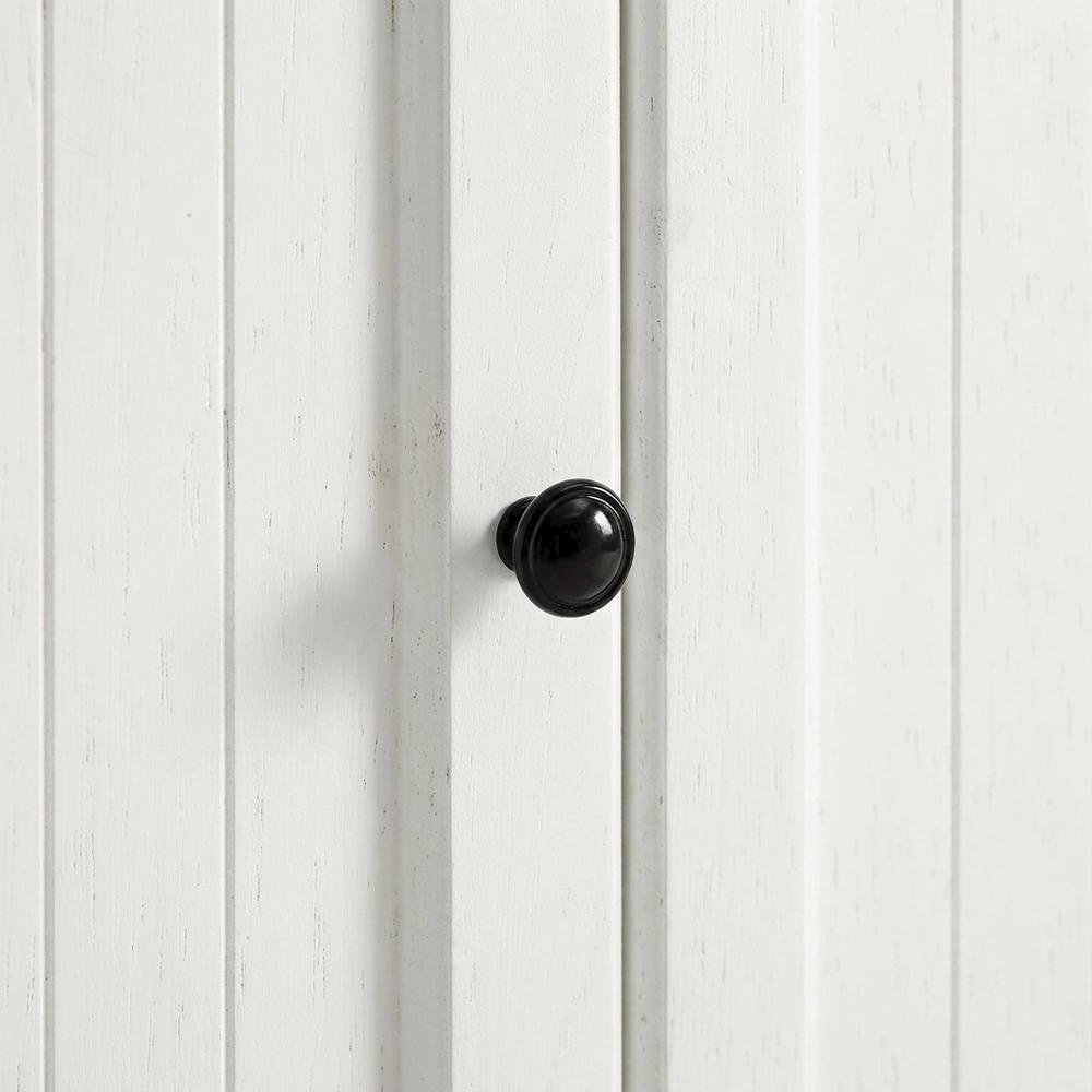 Distressed White Bathroom Wall Cabinet, Anti-Tip Hardware, Durable Construction. Picture 5