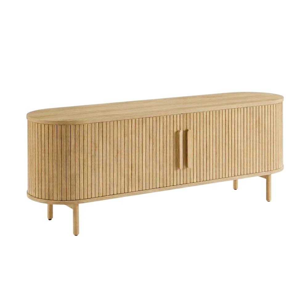 Wooden Record Player Cabinet with Vinyl Storage for Entertainment Rooms. Picture 1