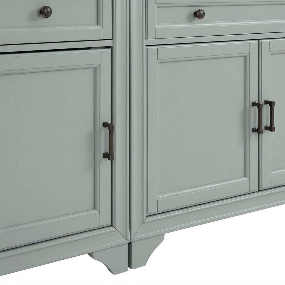 3-Piece Entertainment Center Set with Sideboard and Bookcases. Picture 6