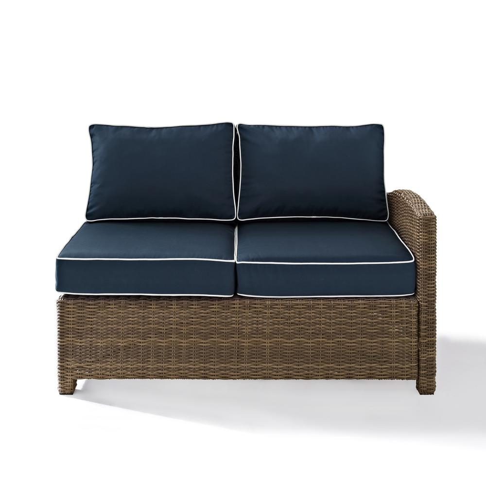 Bradenton 5Pc Wicker Outdoor Sectional Patio Furniture Set. Picture 20