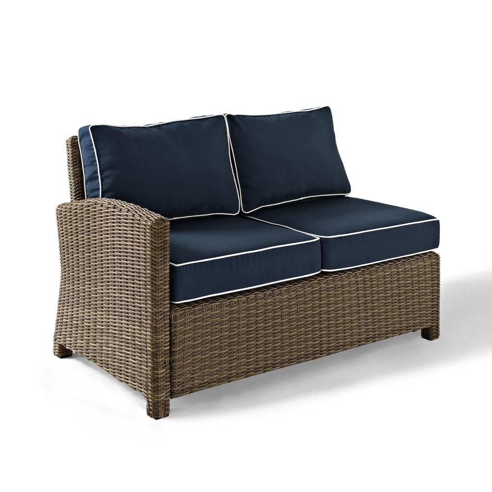 Bradenton 5Pc Wicker Outdoor Sectional Patio Furniture Set. Picture 12