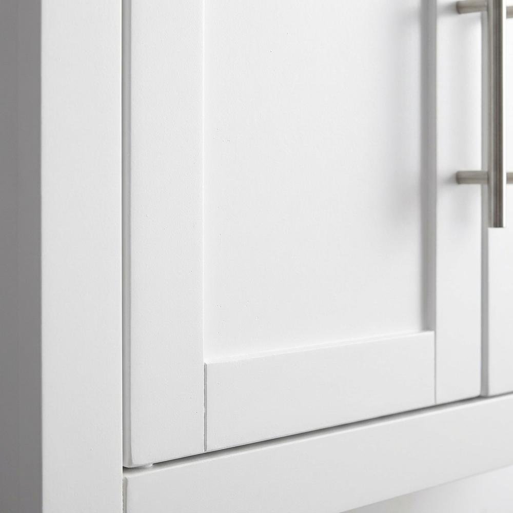 White 2-Piece Wall Kitchen Cabinet Set, MDF Birch Veneer Mounted. Picture 6