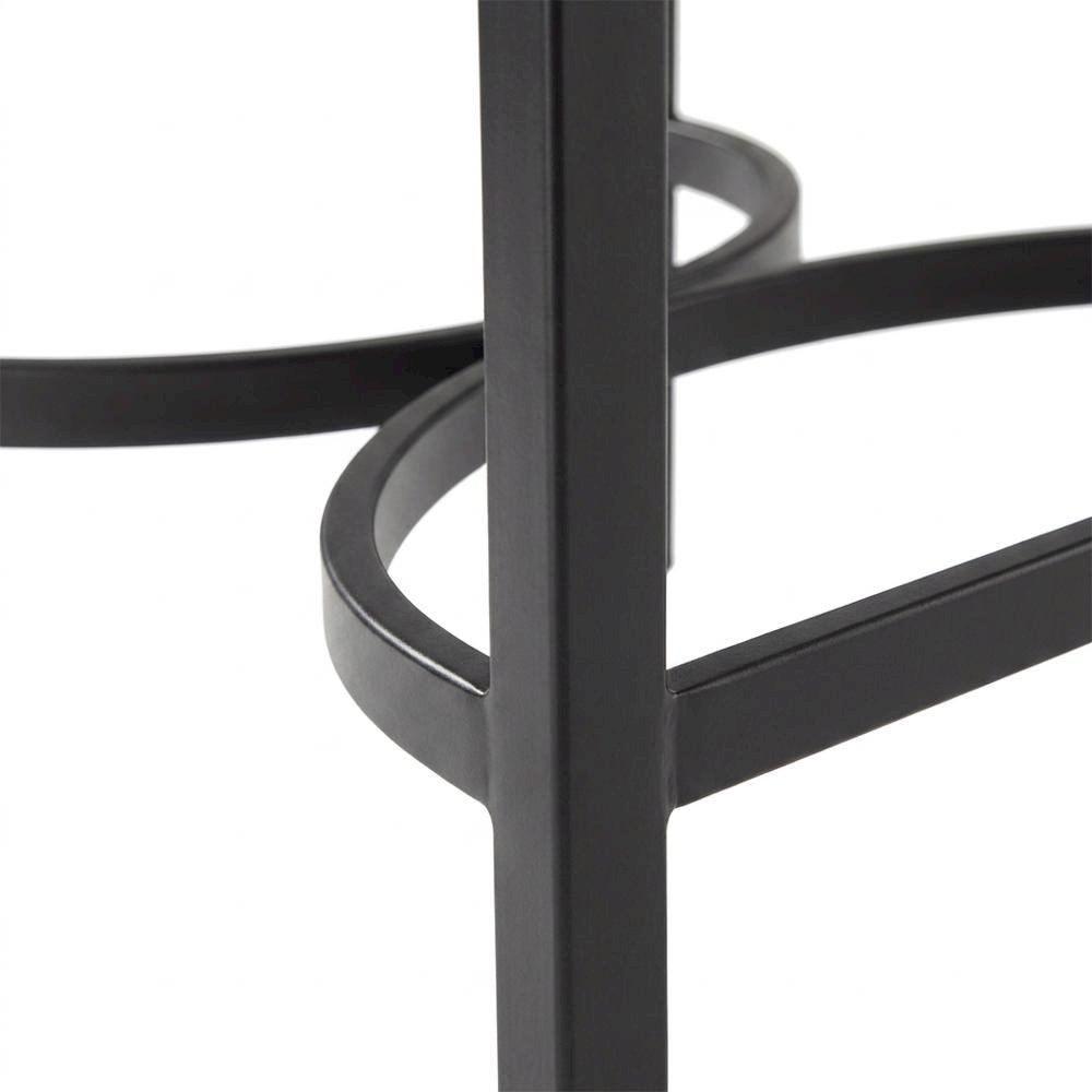 Counter Height Bar Stool Set with Plush Upholstery and Wooden Legs. Picture 7