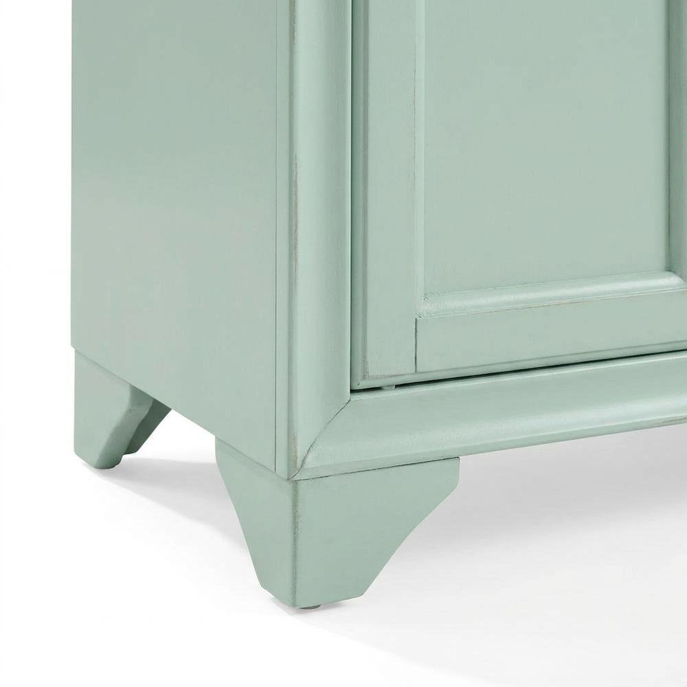 Neutral Finish Kitchen Storage Pantry with Anti-Tip & Floor Clearance. Picture 6