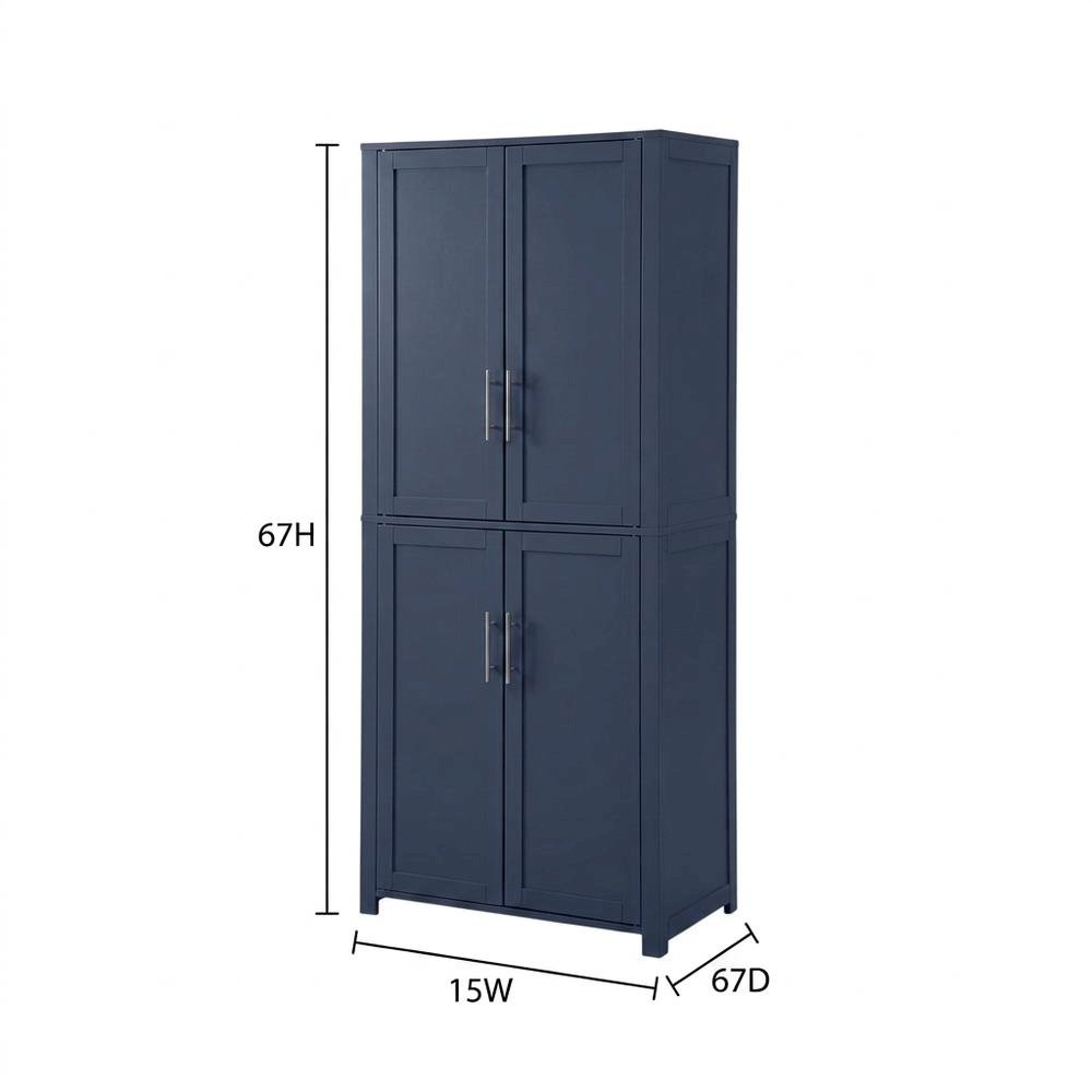 Tall Kitchen Storage Pantry with Anti-Tip Mechanism and Floor Clearance. Picture 7