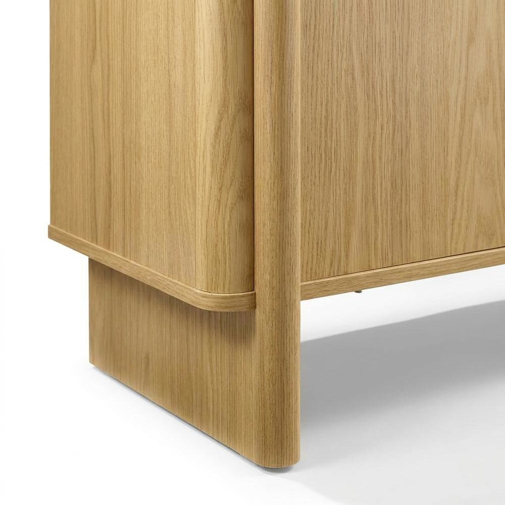 Sideboard in Neutral Finish with Anti-Tip Mechanism and Spacious Storage. Picture 6