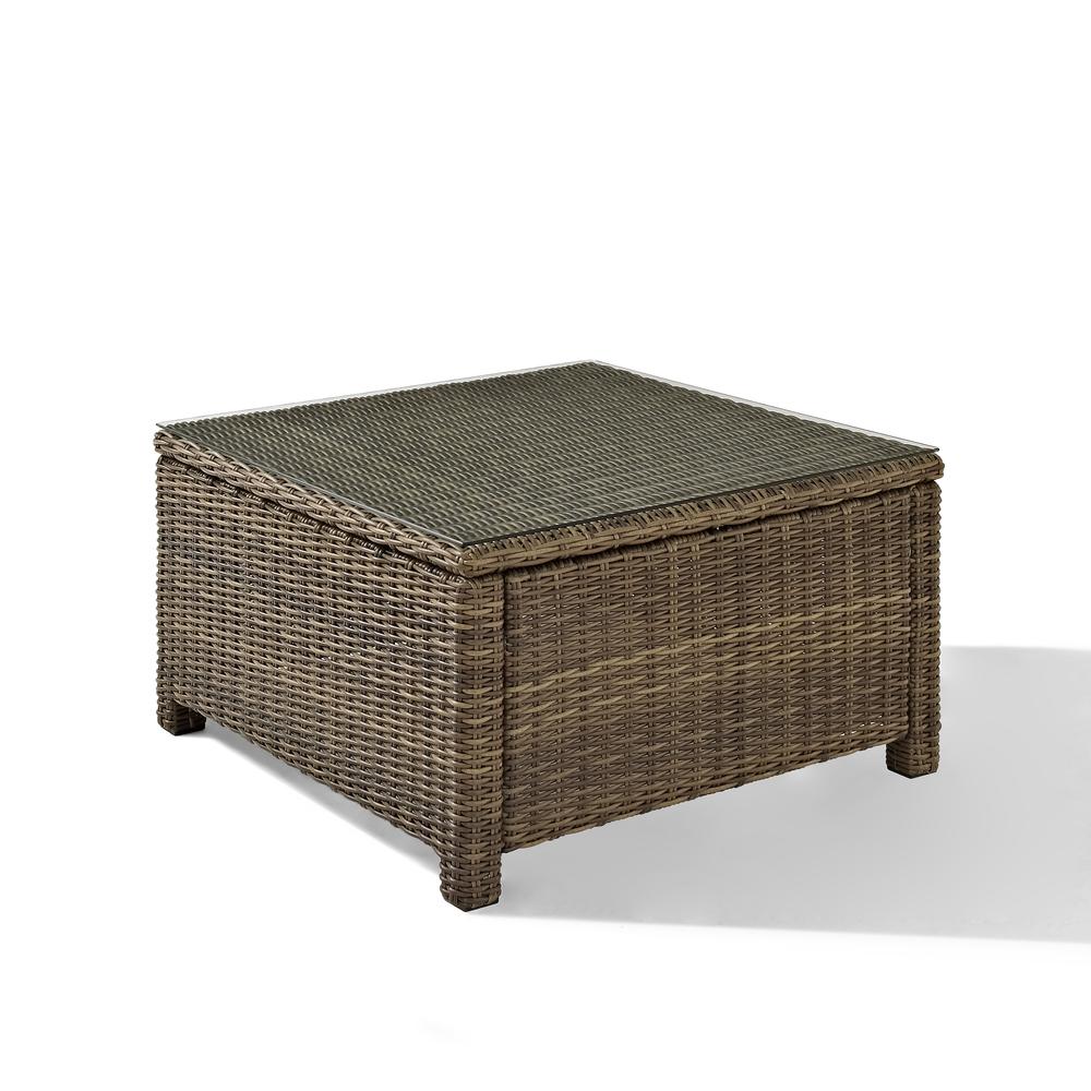 Bradenton Wicker Outdoor Sectional Coffee Table. Picture 26