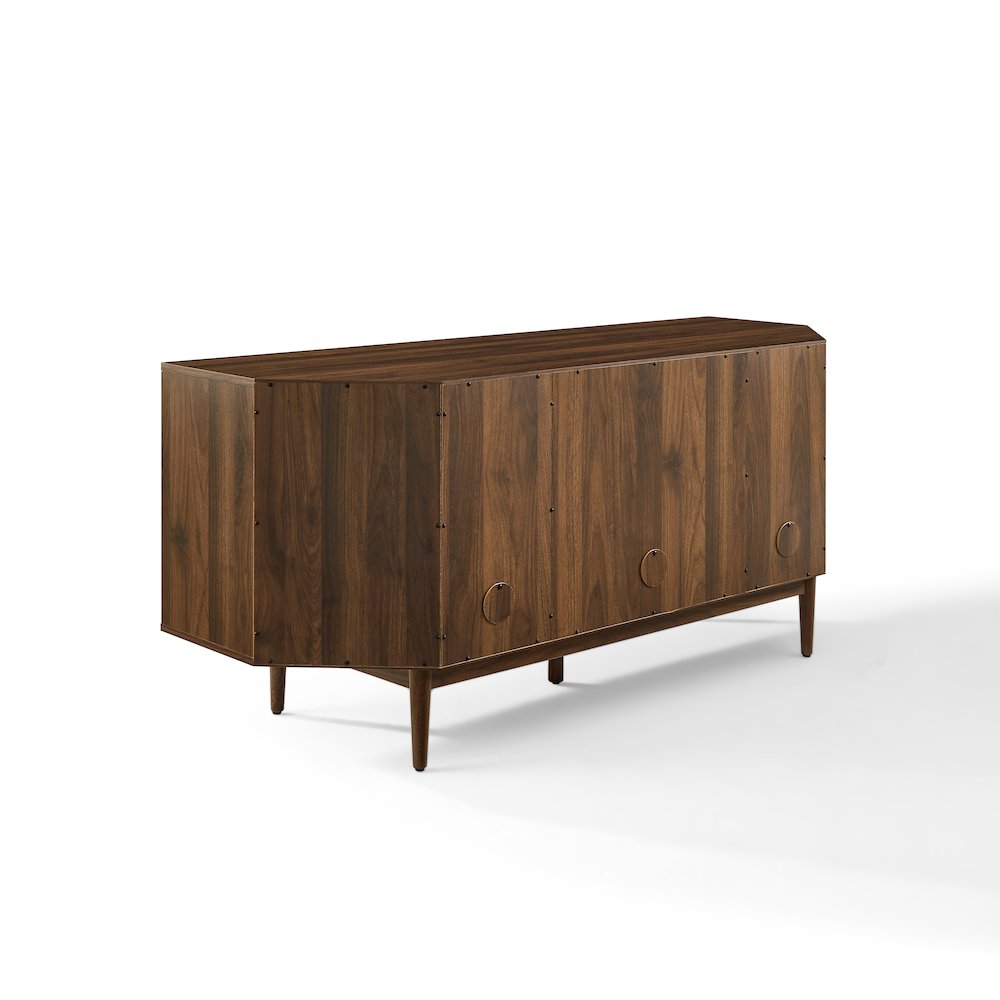 Liam Corner Tv Stand For 65" Tv Walnut. Picture 4