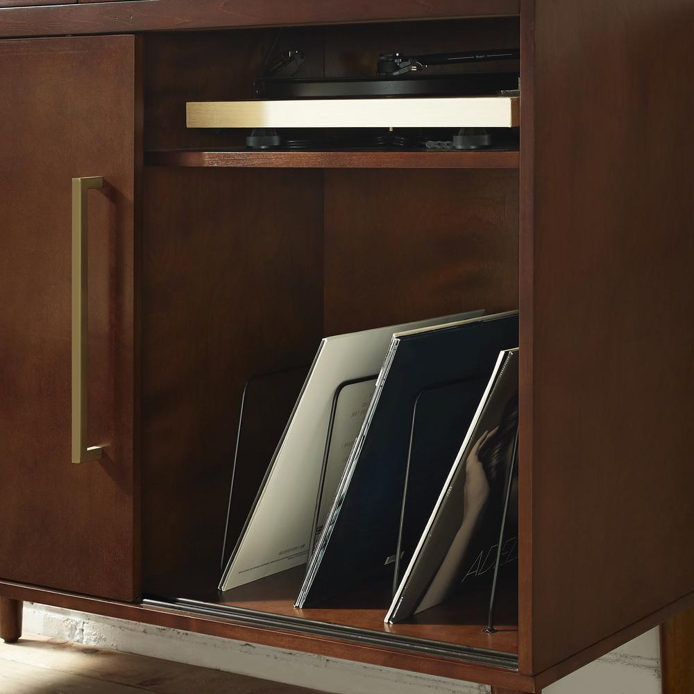 Everett Media Console Mahogany. Picture 6
