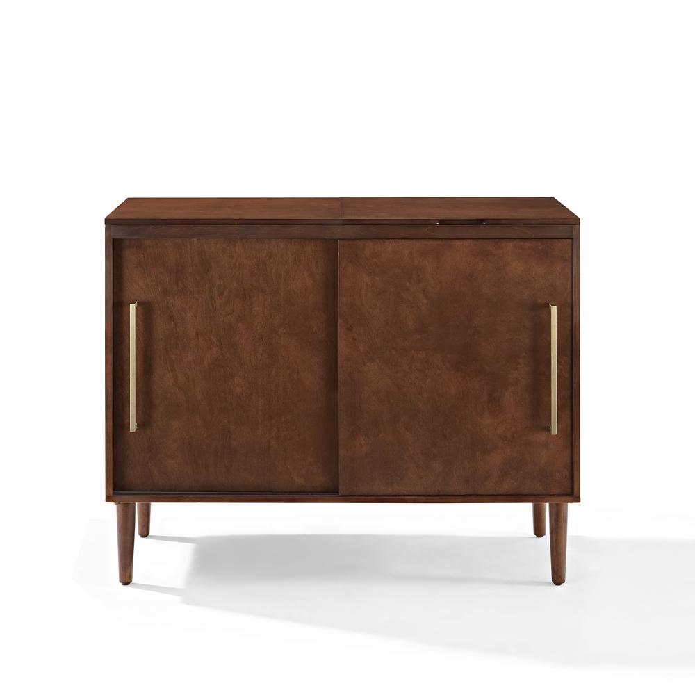 Everett Media Console Mahogany. Picture 7
