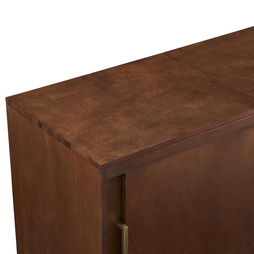 Everett Media Console Mahogany. Picture 10