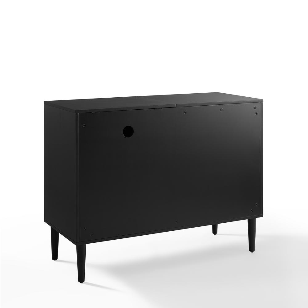 Everett Media Console Matte Black. Picture 10