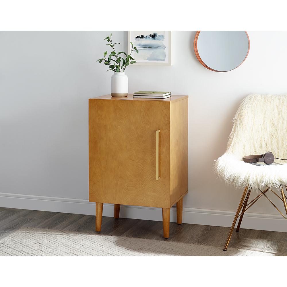Everett Medium Record Player Cabinet With Vinyl Storage. Picture 2