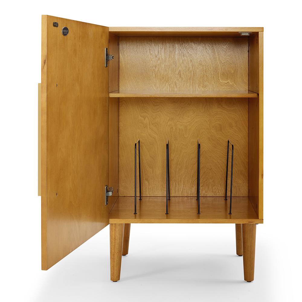 Everett Medium Record Player Cabinet With Vinyl Storage. Picture 11