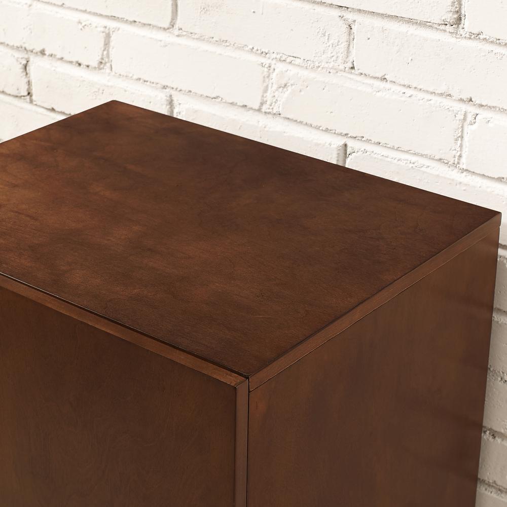 Everett Record Player Stand Mahogany. Picture 5