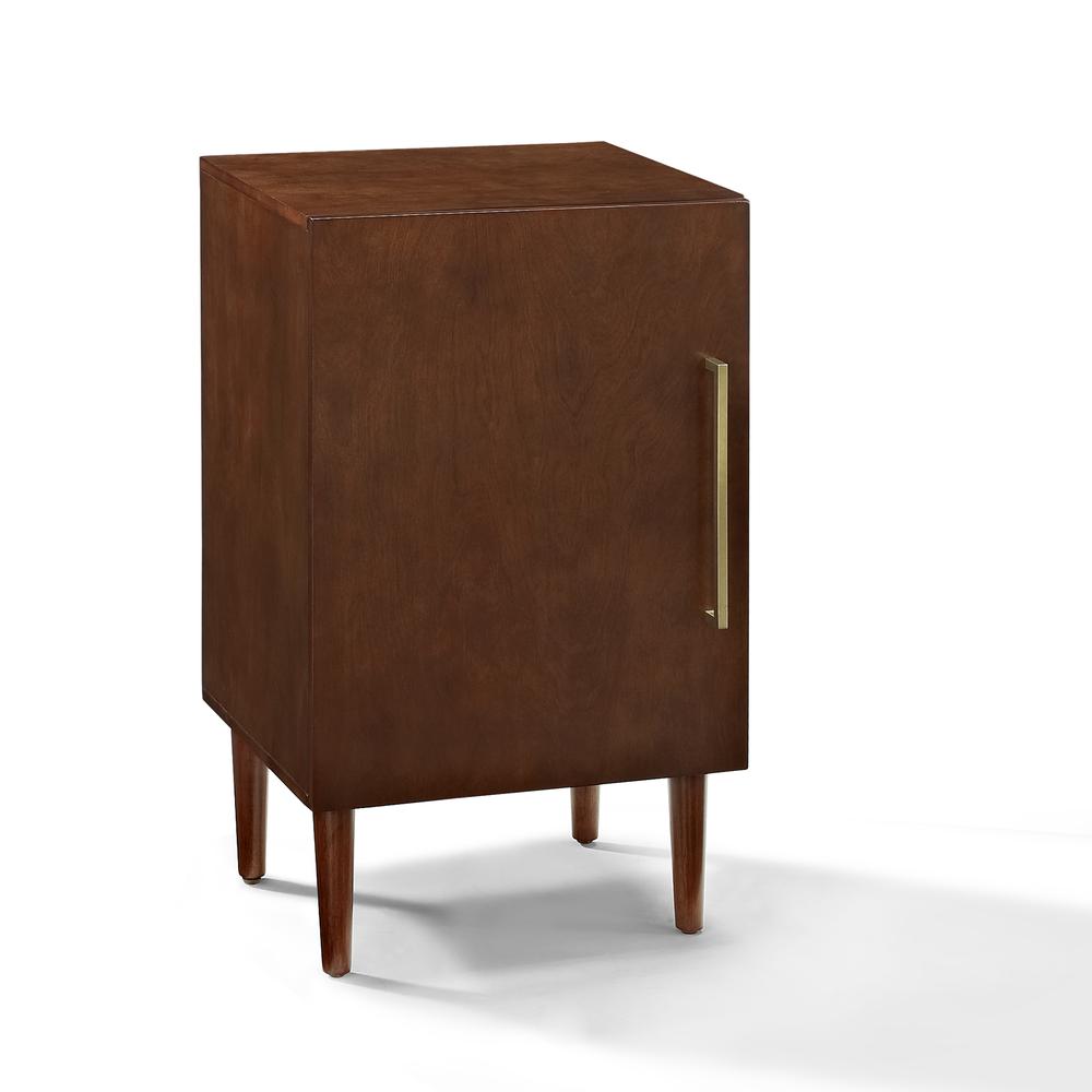 Everett Record Player Stand Mahogany. Picture 1