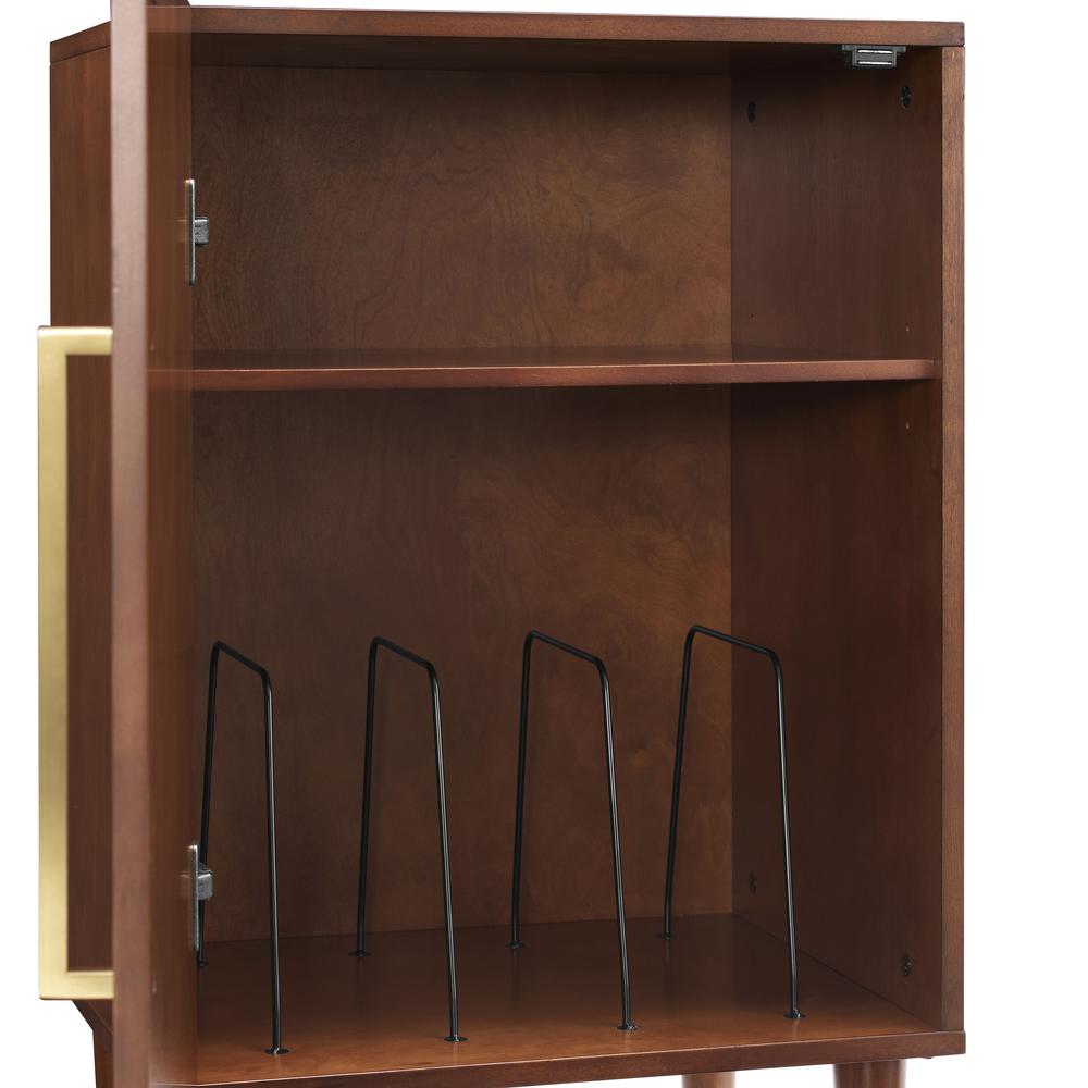Everett Record Player Stand Mahogany. Picture 11