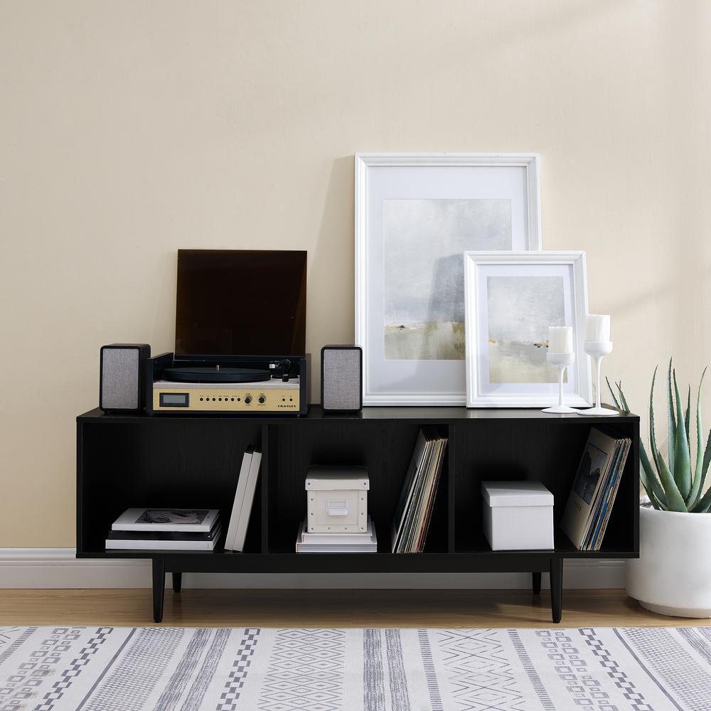 Liam Large Record Storage Console Cabinet. Picture 3