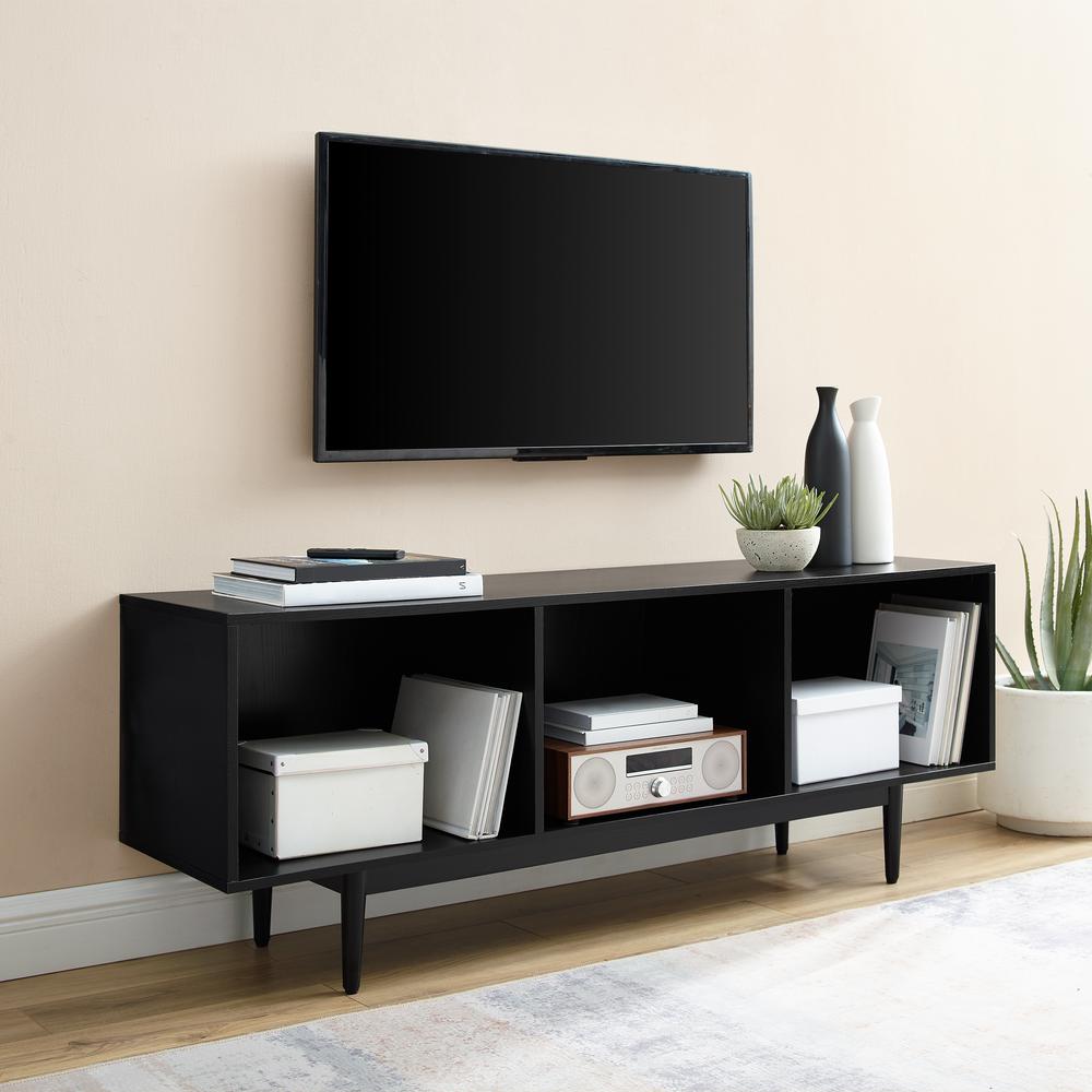 Liam Large Record Storage Console Cabinet. Picture 4