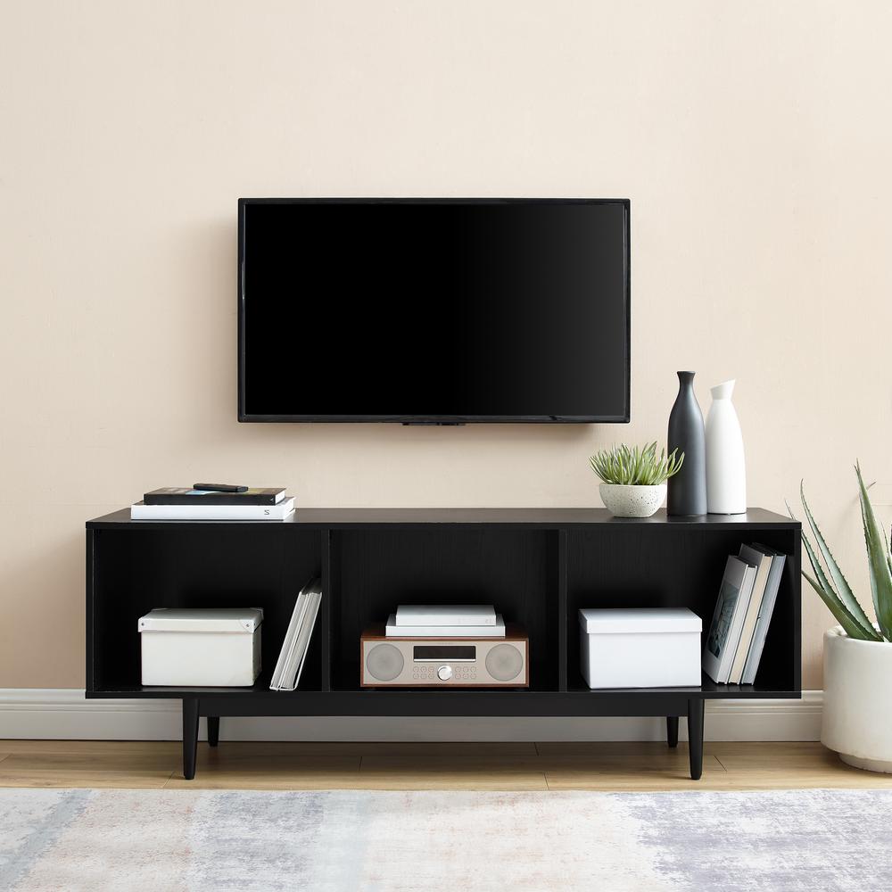 Liam Large Record Storage Console Cabinet. Picture 5