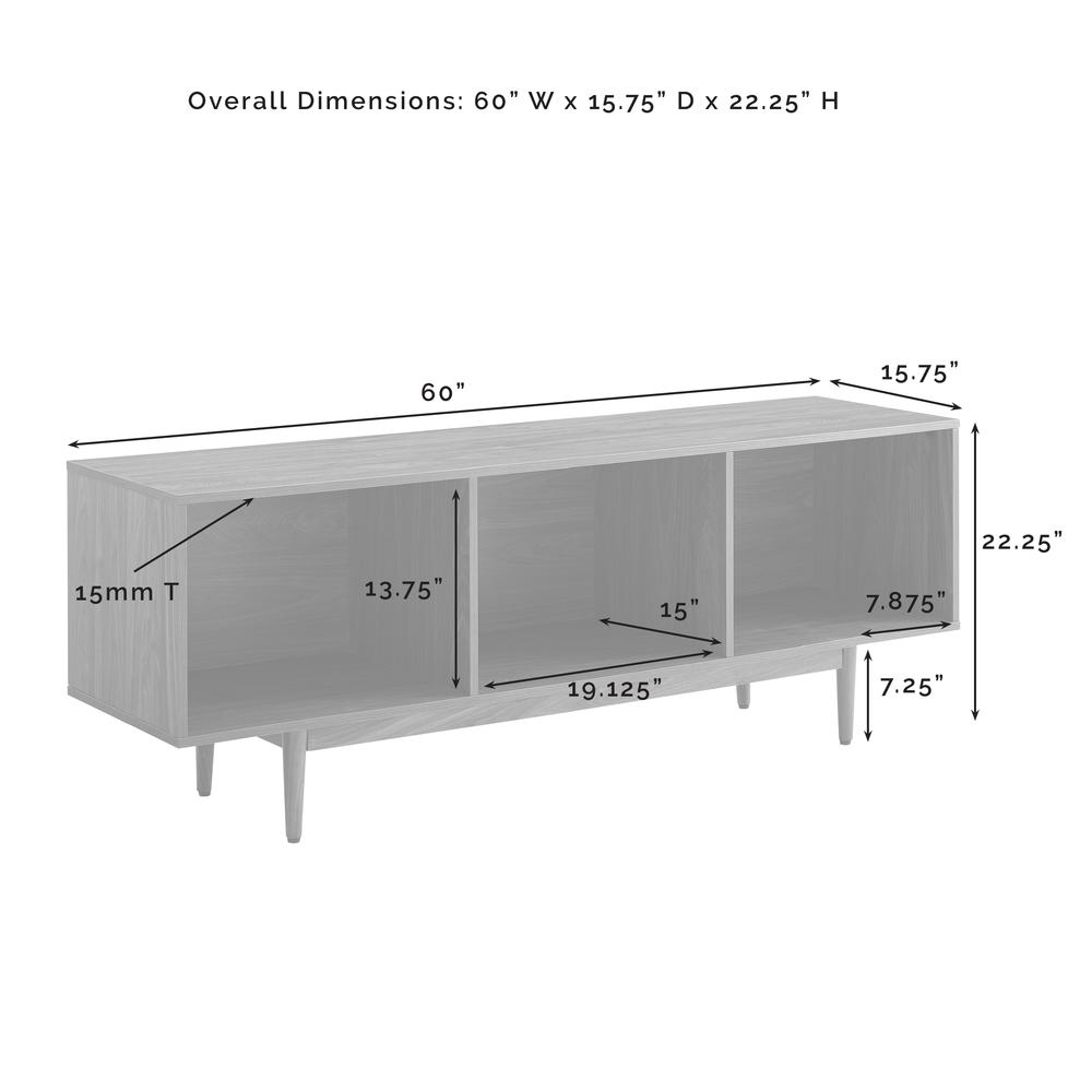 Liam Large Record Storage Console Cabinet. Picture 10