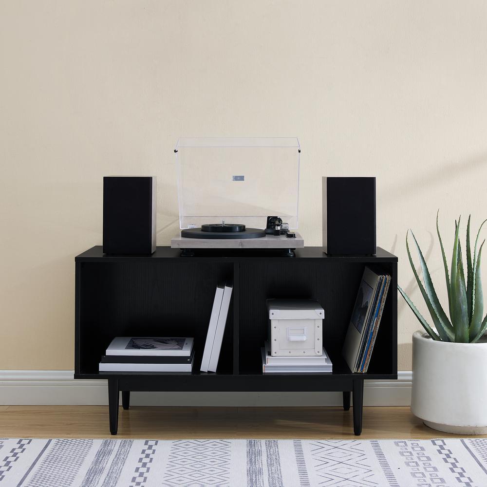 Liam Medium Record Storage Console Cabinet. Picture 3