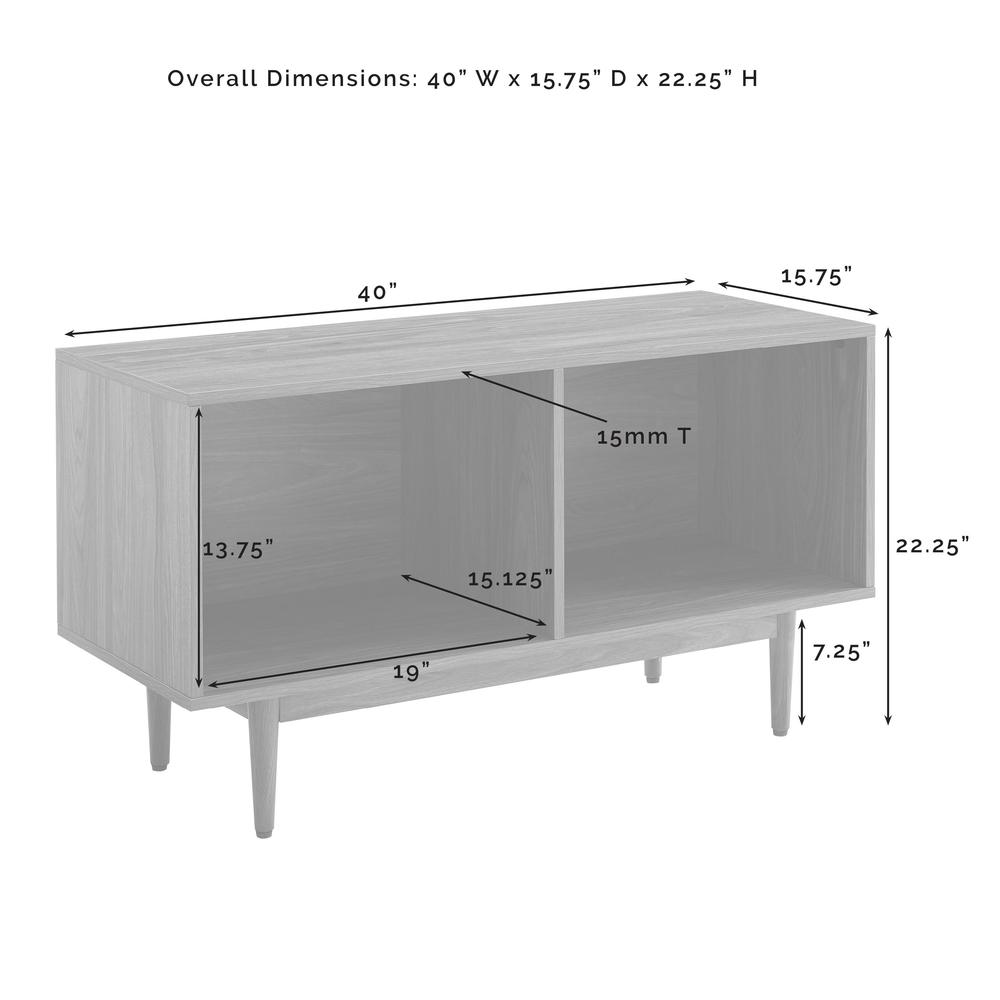 Liam Medium Record Storage Console Cabinet. Picture 6