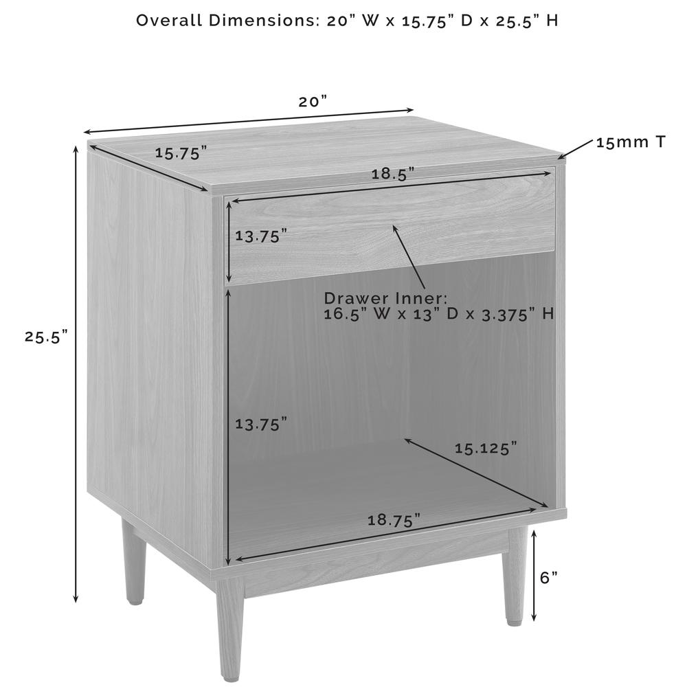 Liam Record Storage Side Table. Picture 5