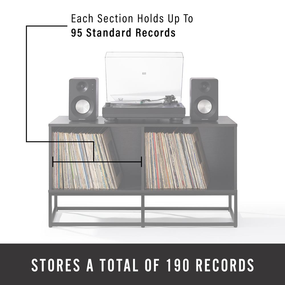 Enzo Medium Record Player Stand With Vinyl Storage. Picture 5