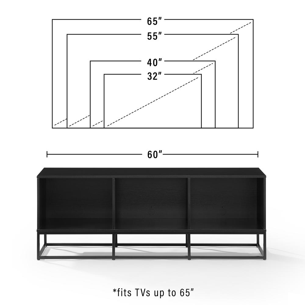 Enzo Large Record Storage Media Console. Picture 7