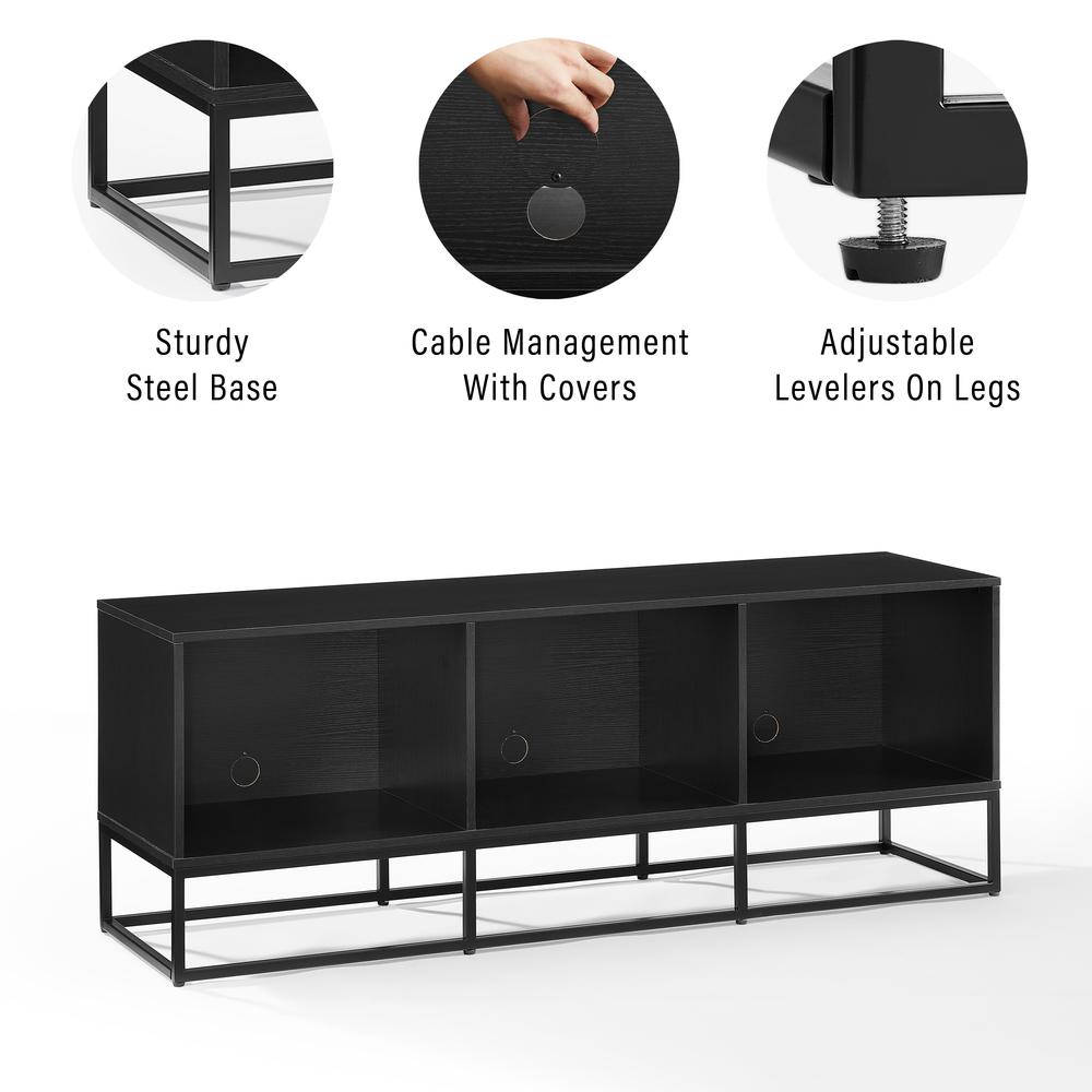 Enzo Large Record Storage Media Console. Picture 8