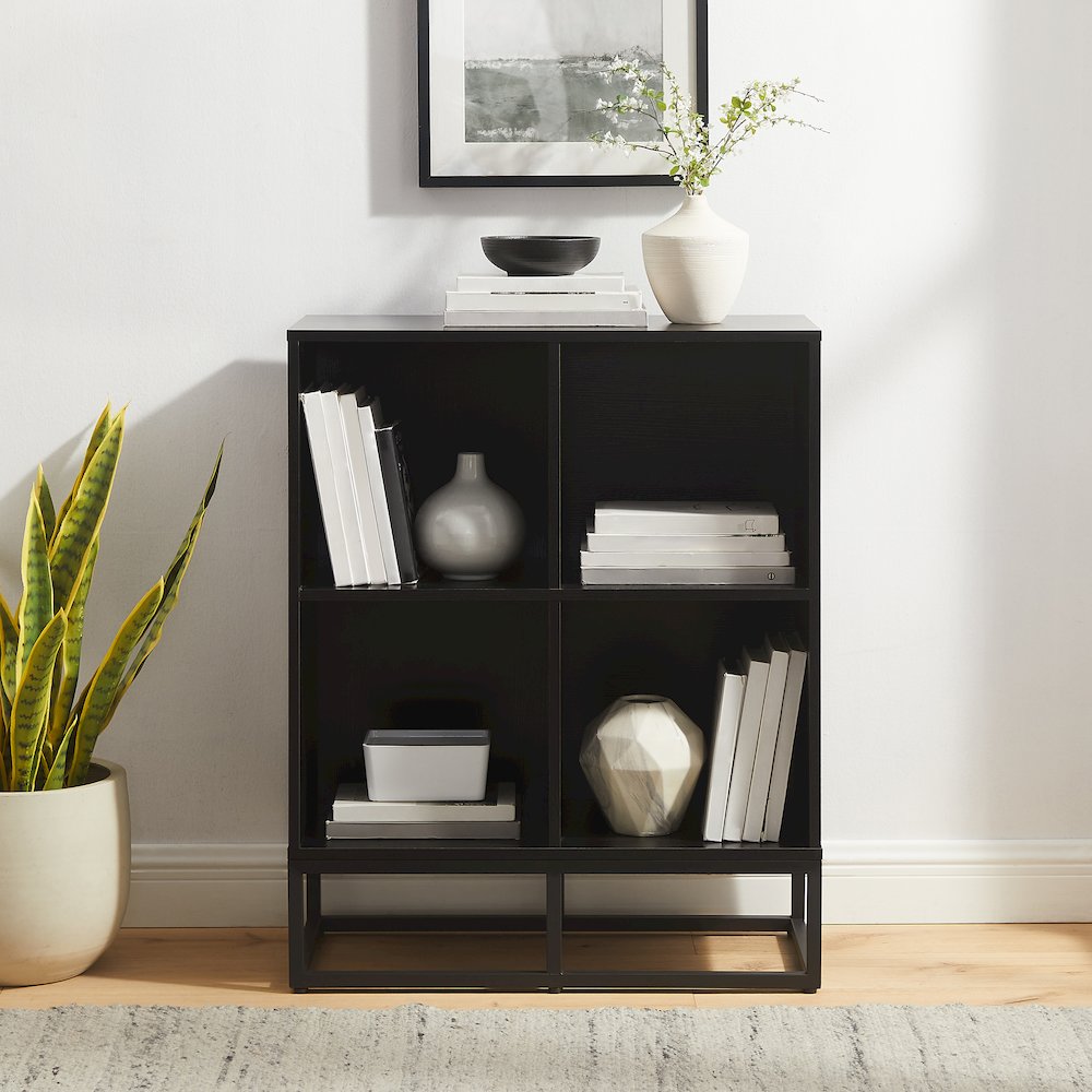 Enzo 4 Cube Record Player Stand With Vinyl Storage. Picture 7