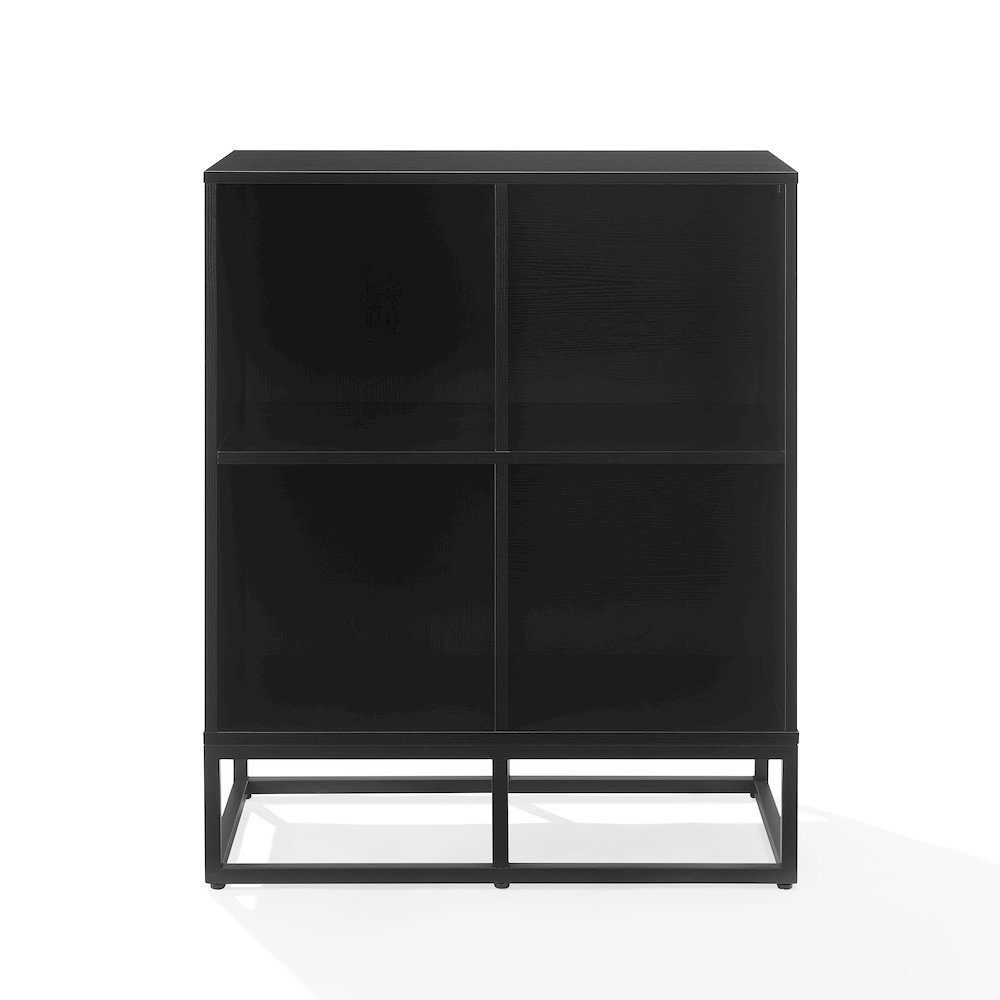 Enzo 4 Cube Record Player Stand With Vinyl Storage. Picture 1