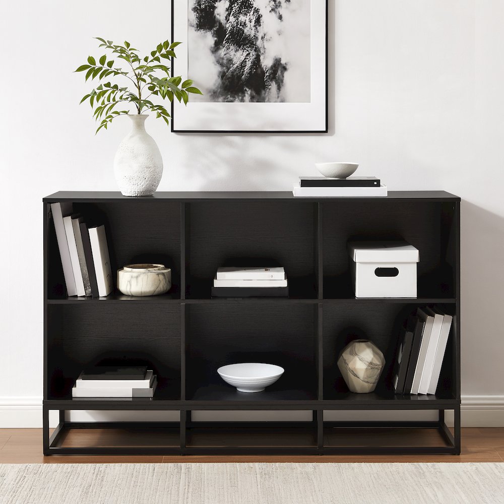 Enzo 6 Cube Record Player Stand With Vinyl Storage. Picture 8