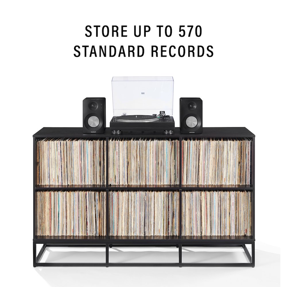 Enzo 6 Cube Record Player Stand With Vinyl Storage. Picture 9